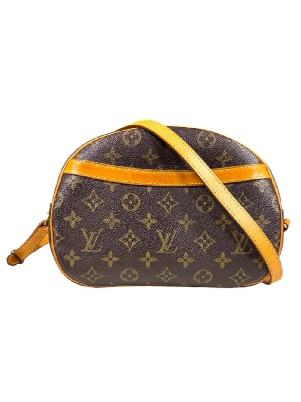 Louis Vuitton Monogram Shoulder Bag Canvas Brown